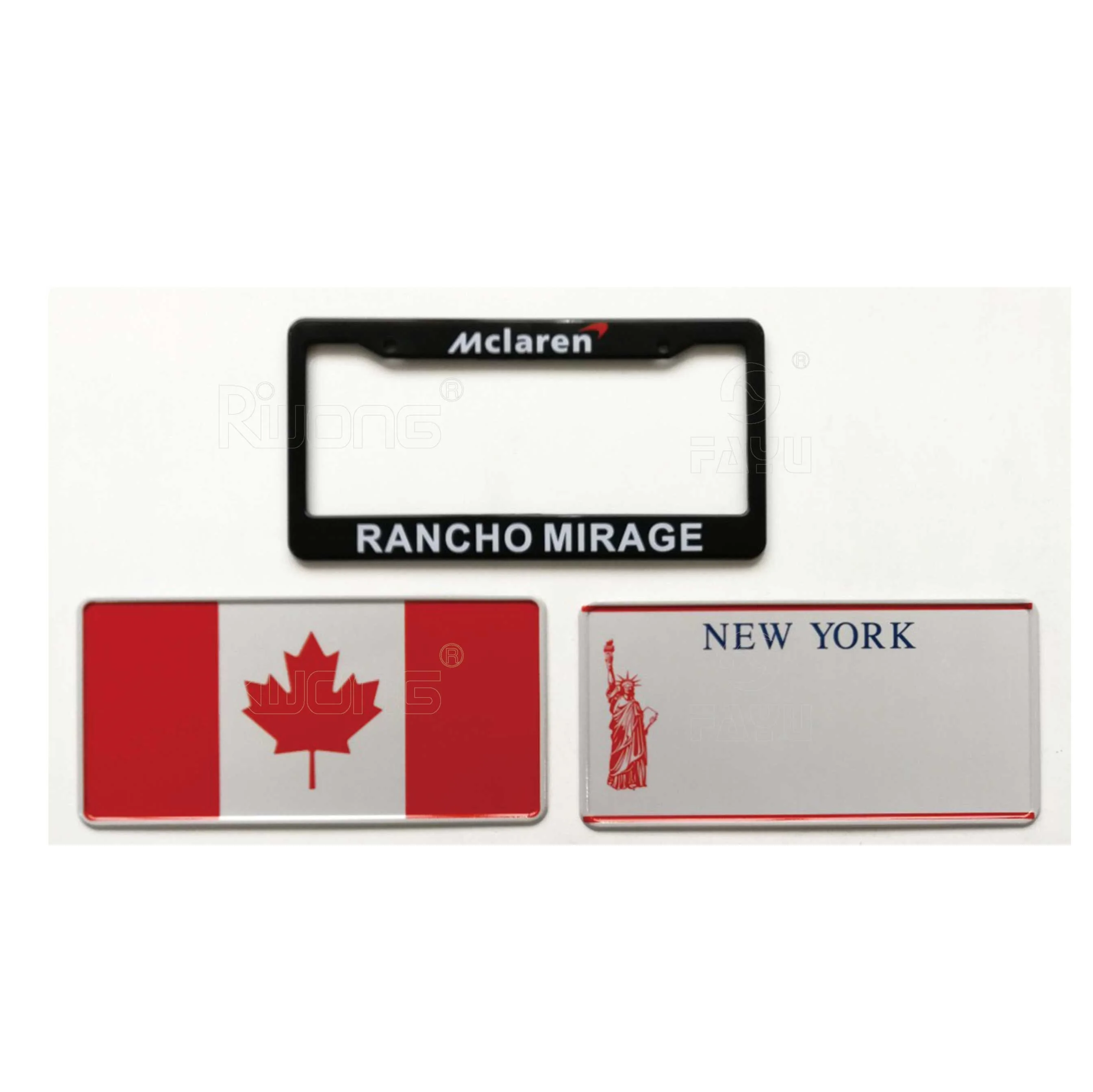 Mexico Embossed Number License Plate