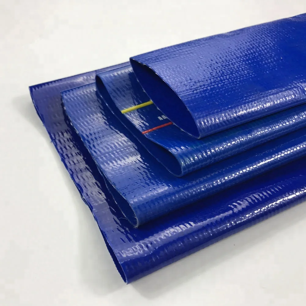 Manguera Plana Lay Azul 10m X 25mm (1″): Resistente Para Bomba De Agua Sumergible O Riego