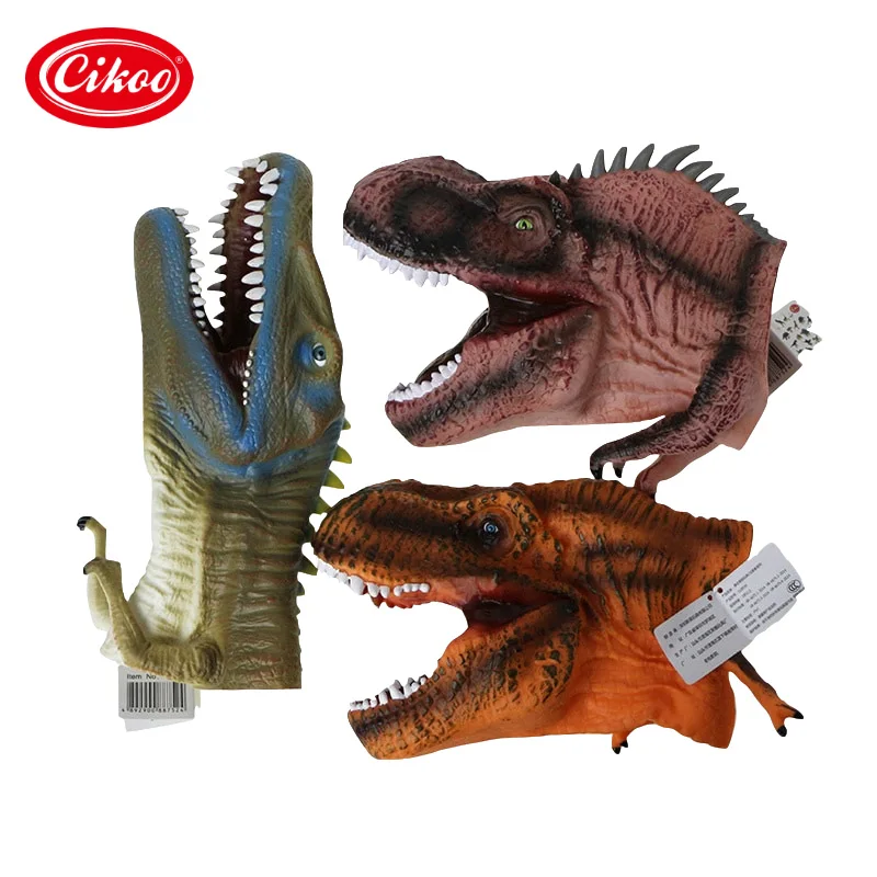3D Eyes Dinosaur Hand Puppet Toy Glove for Kids' Imaginative Play with Their Favorite Animals & Dinosaurs