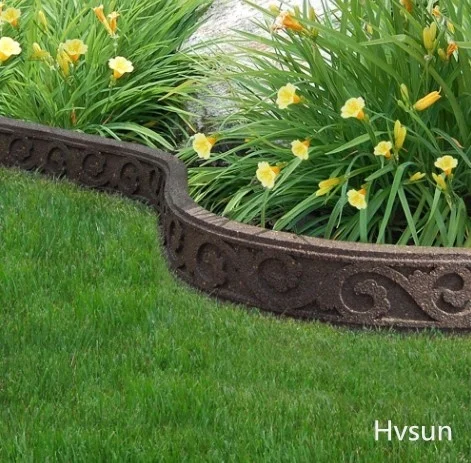 Removable Rubber Garden Edging for Border Ecofriendly