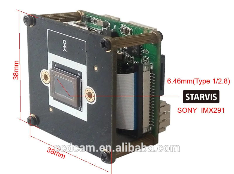 2MP ip camera poe Camera Module For Sony CMOS camera module pcb