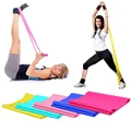 1 2m Elastic GYM Yoga Pilates Rubber Stretch Resistance Band Strap Training Exercise Fitness Yoga Arm