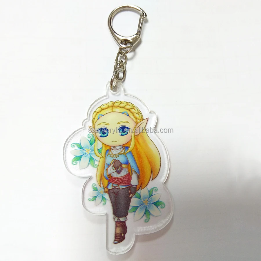 Source Custom Laser Cut Clear Acrylic Keychains with Double Sided