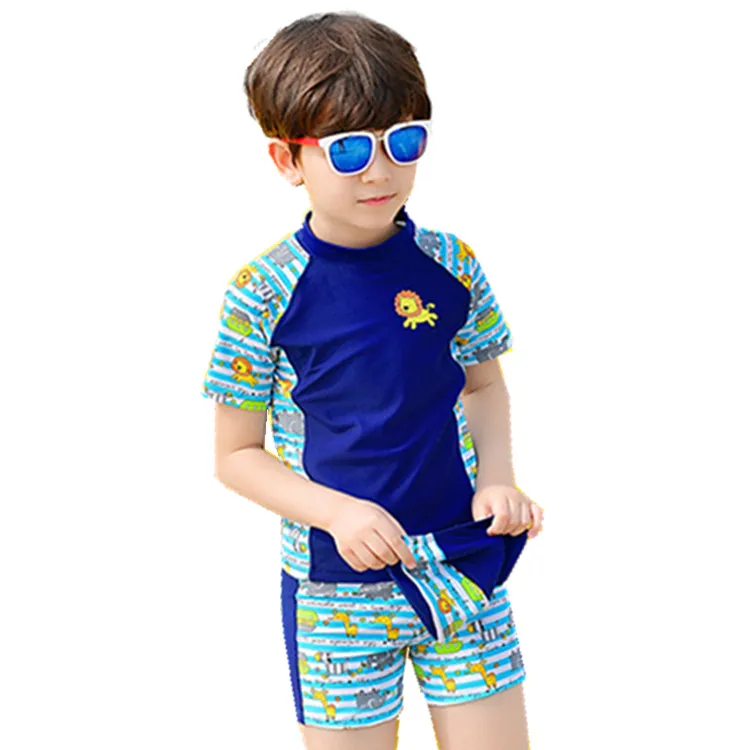 swimwear with sleeves and shorts