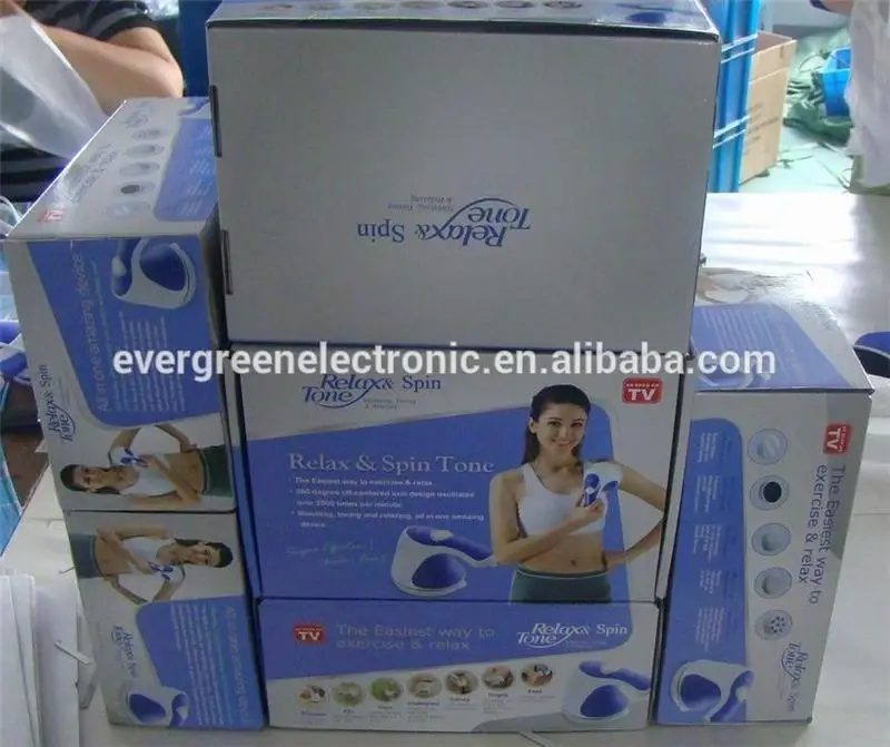 Buy Hemiza RELAX SPIN TONE Blue and White Body Massage Machine