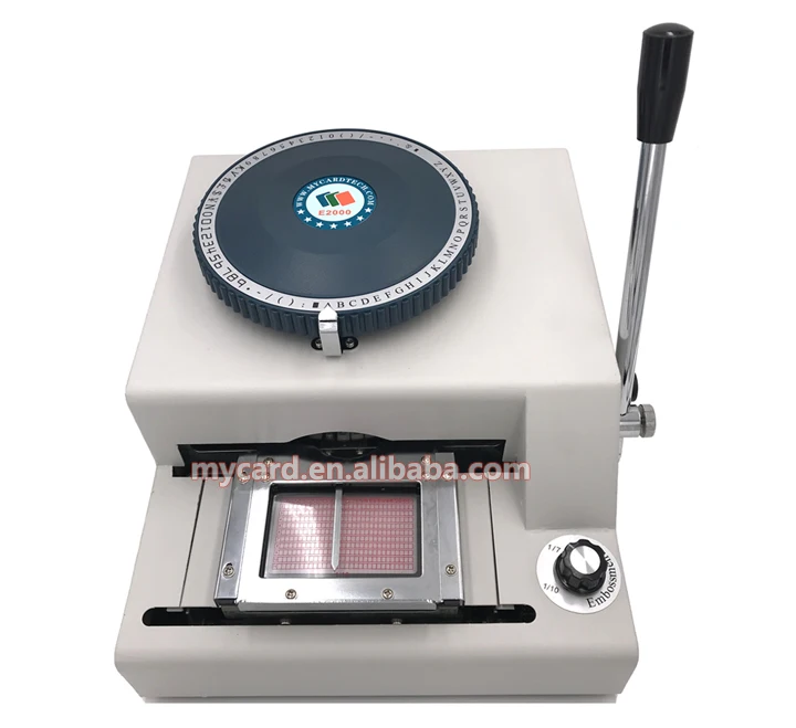 Plastic Pvc Card Embosser Machine For Sale Buy Pvc Card Embosser