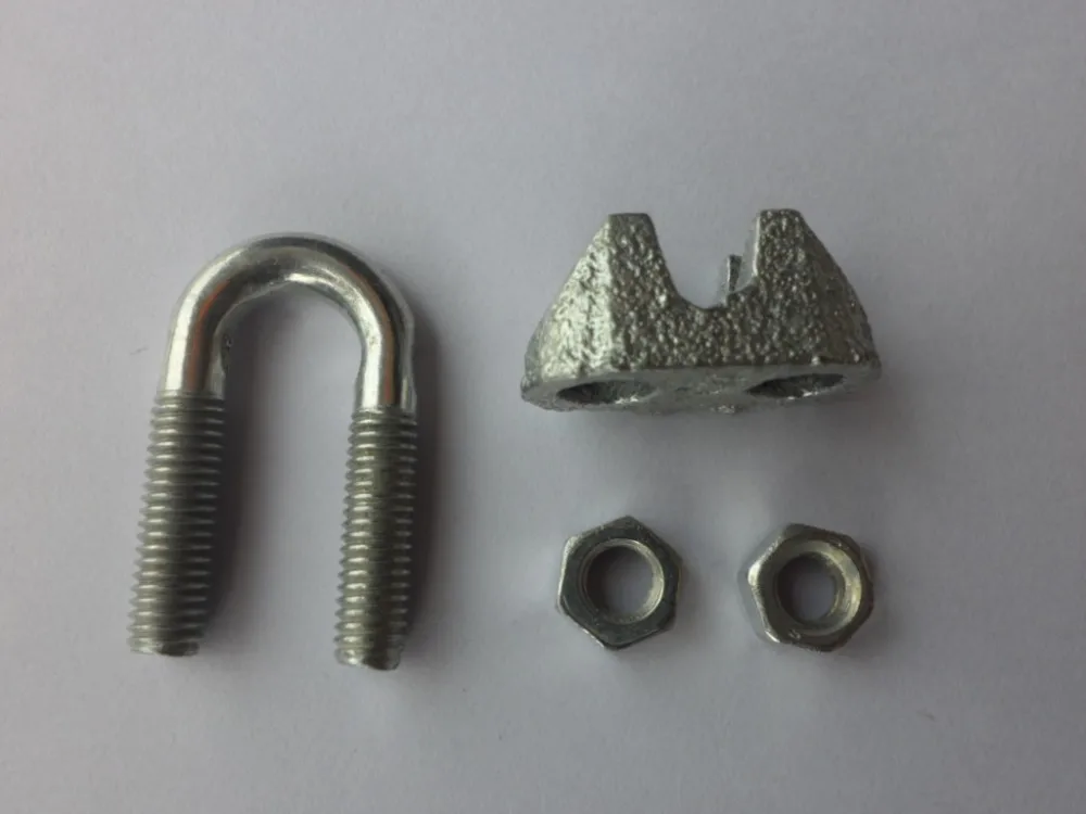 Зажим для проволочного троса из нержавеющей стали