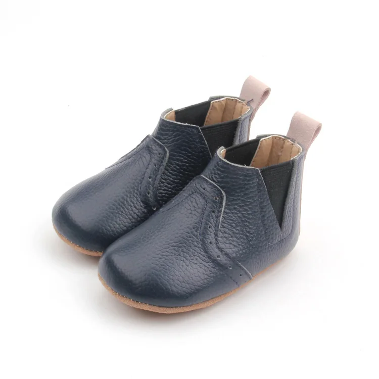 Оптовая продажа обуви BEIBEINOYA, детские кожаные ботильоны с мягкой подошвой
