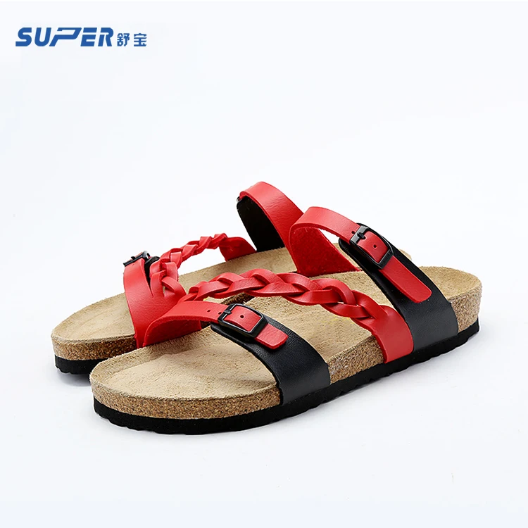 arch support open toe slippers
