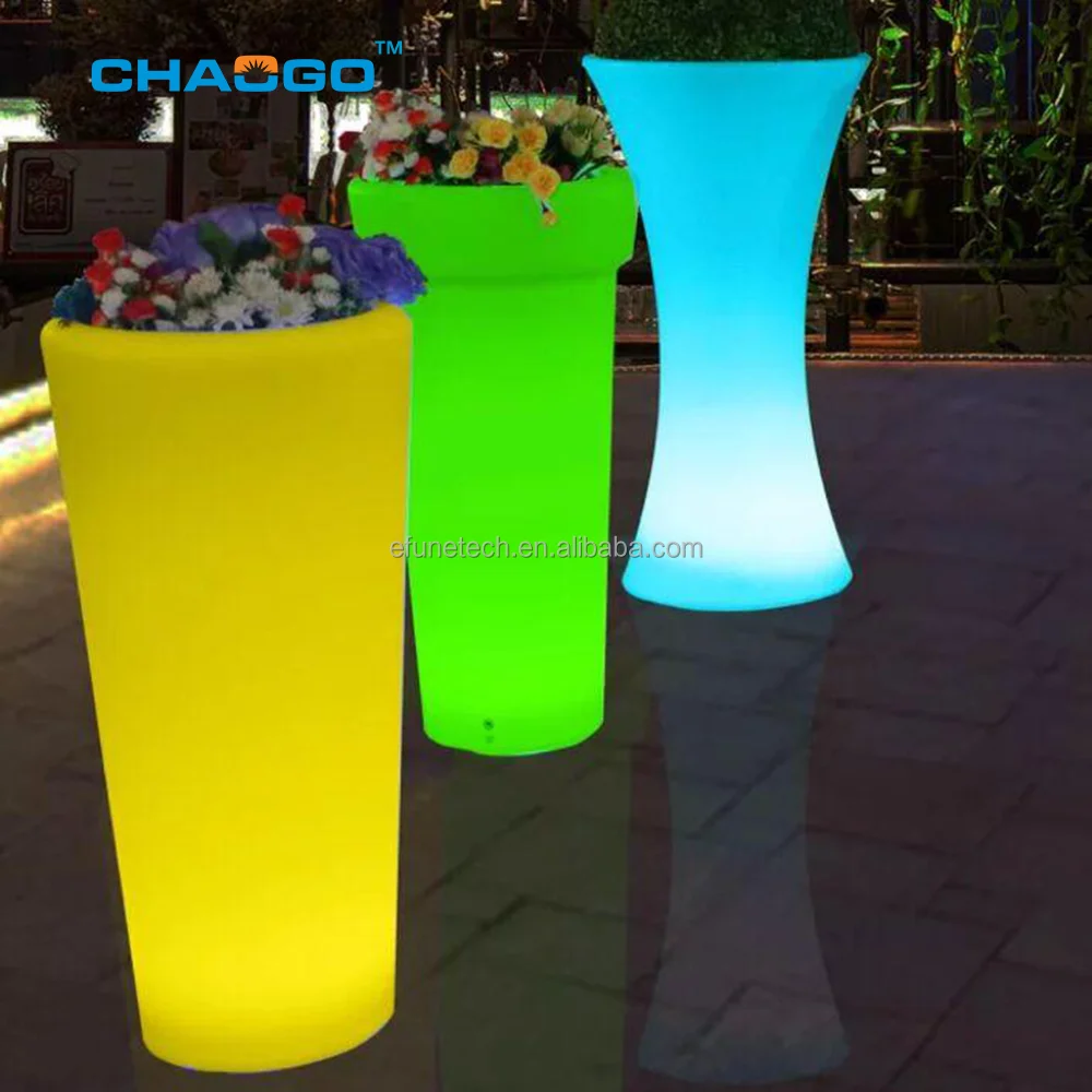 Solar Powered Rgb Colori Che Cambiano Light Up Di Plastica All Aperto Illuminato A Led Vasi Da Giardino Decorativo Buy Vasi Da Giardino Decorativo Ha Condotto La Luce Vaso Di Fiori Led Illuminato Planter