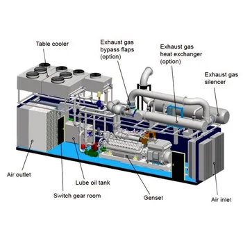 Micro 20kw 30kw 100kw 200kw 250kw 500kw 1000kw Germany Man Natural ...