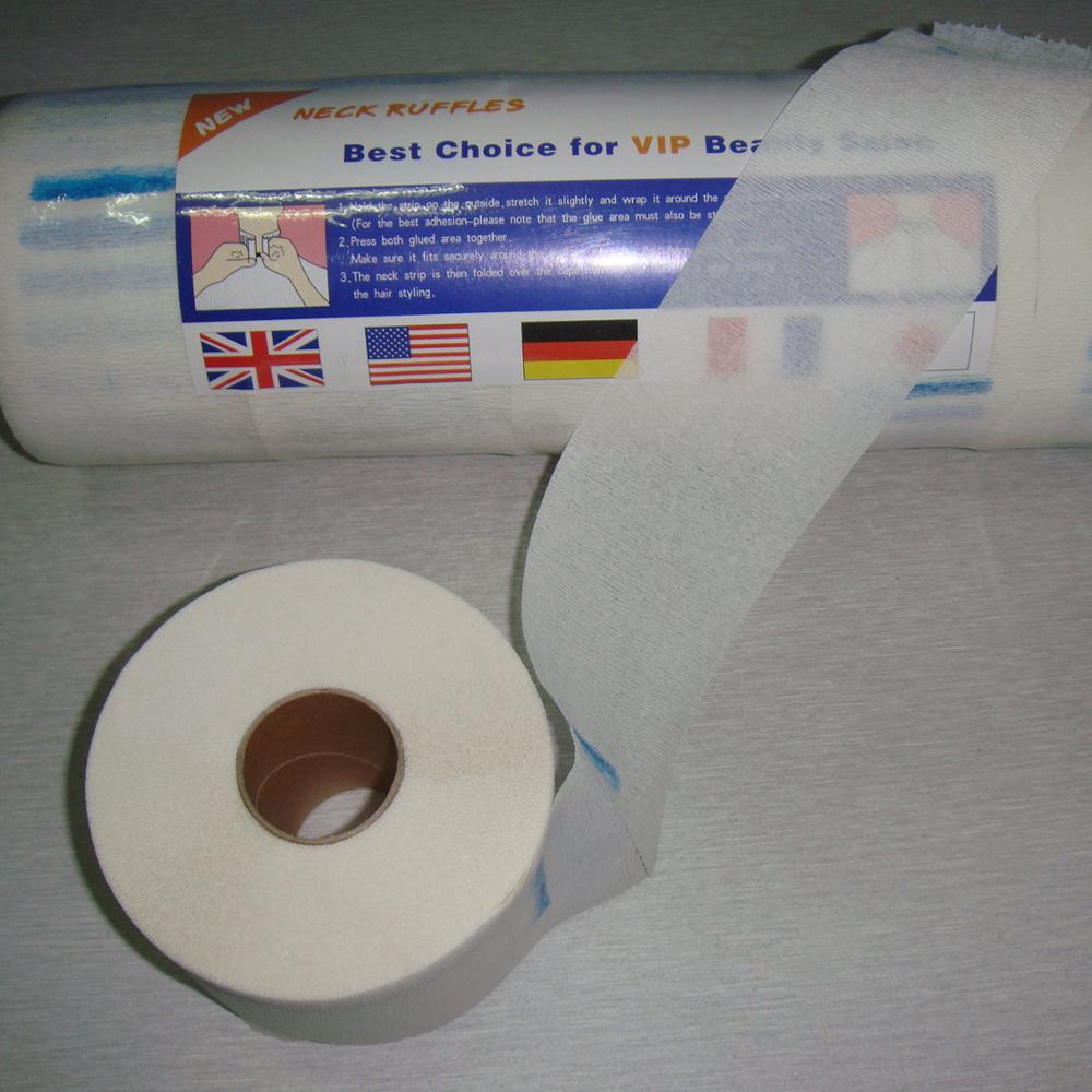 
Профессиональный парикмахерский одноразовый рулон бумаги с оборками для шеи 