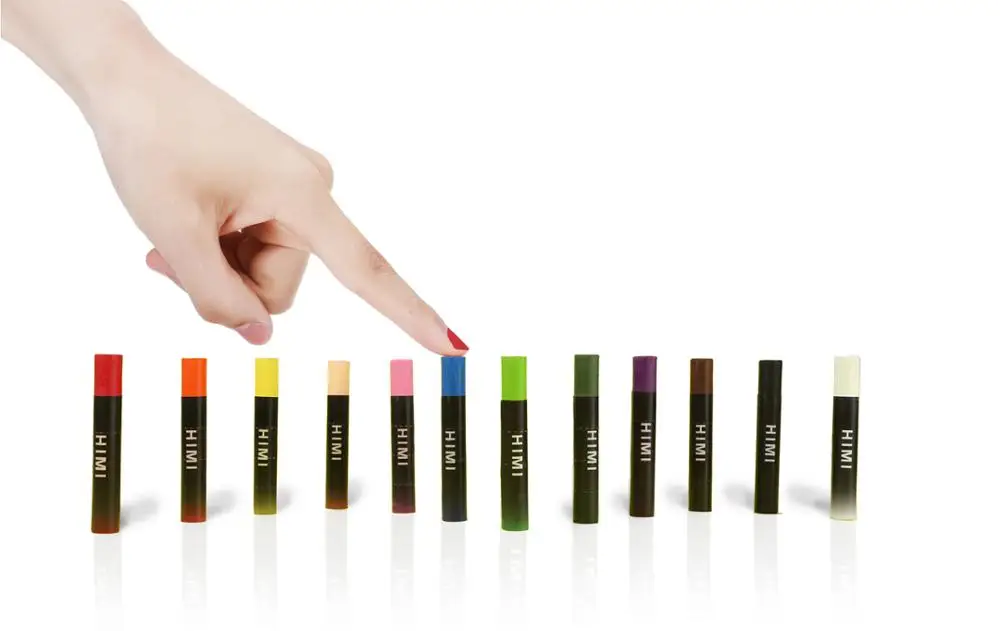 MIYA HIMI Non-Toxic Soft 36 Colors Artist Color Crayon Oil Pastel Set