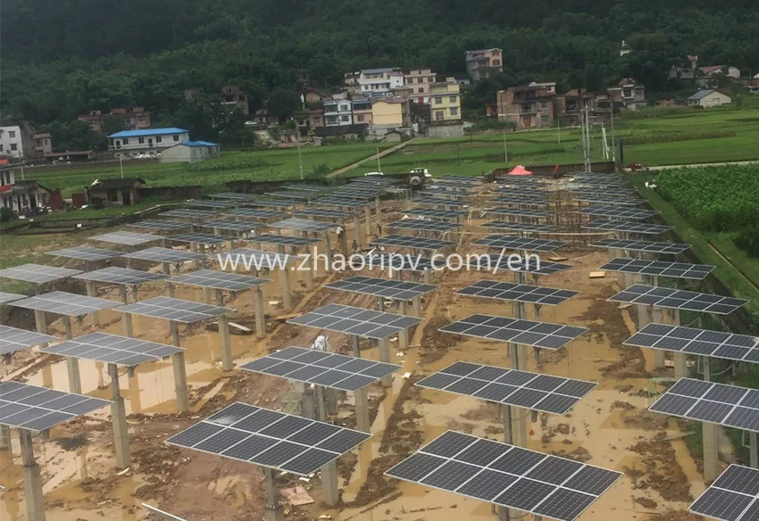 
Низкие O & M стоимость ZRS-10 двойной оси солнечной энергии с двумя осями высокой точности система 