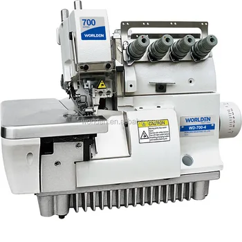 WD-700- 4 Industrial 4 thread Overlock Sewing Machine Low Price Second Hand New Over lock Sewing Machine