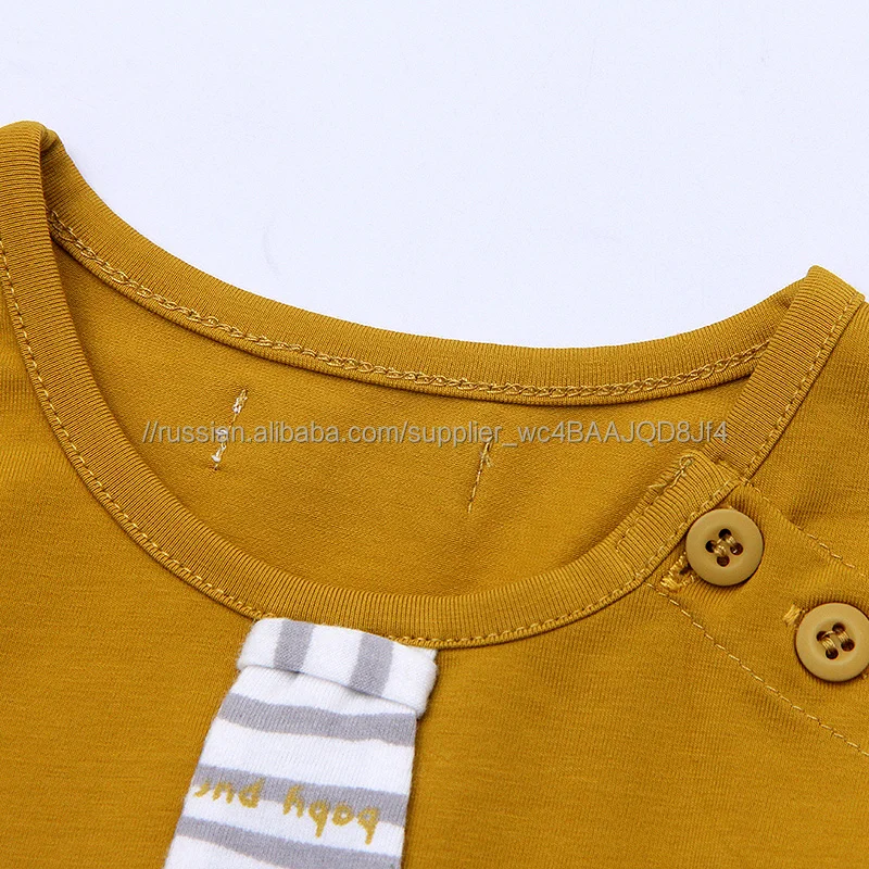 Sambede От 1 до 5 лет Детская одежда рубашка с длинными рукавами для маленьких мальчиков мягкий frabic для весны SM7C3009