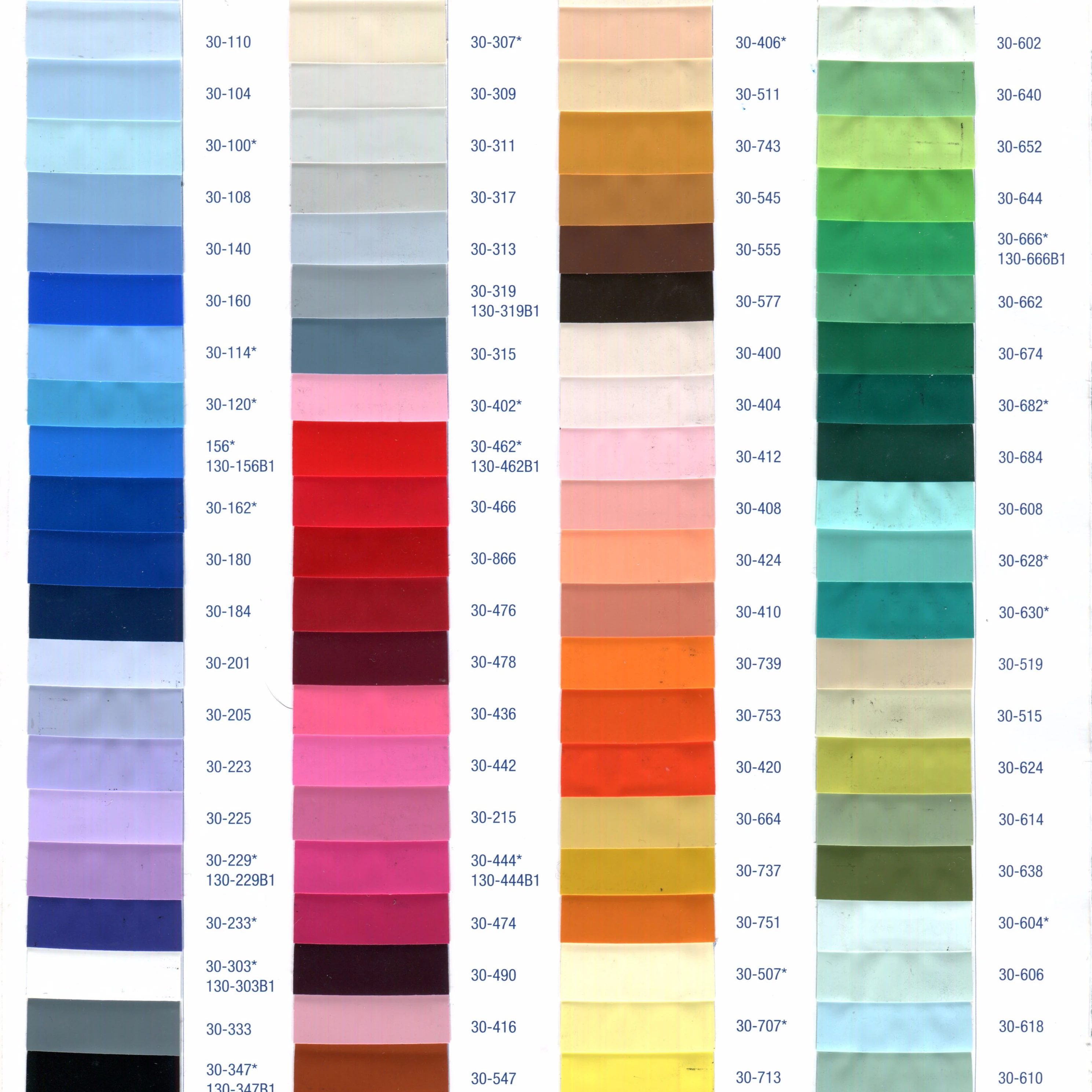 Натяжные потолки цвета каталог с названиями и фото