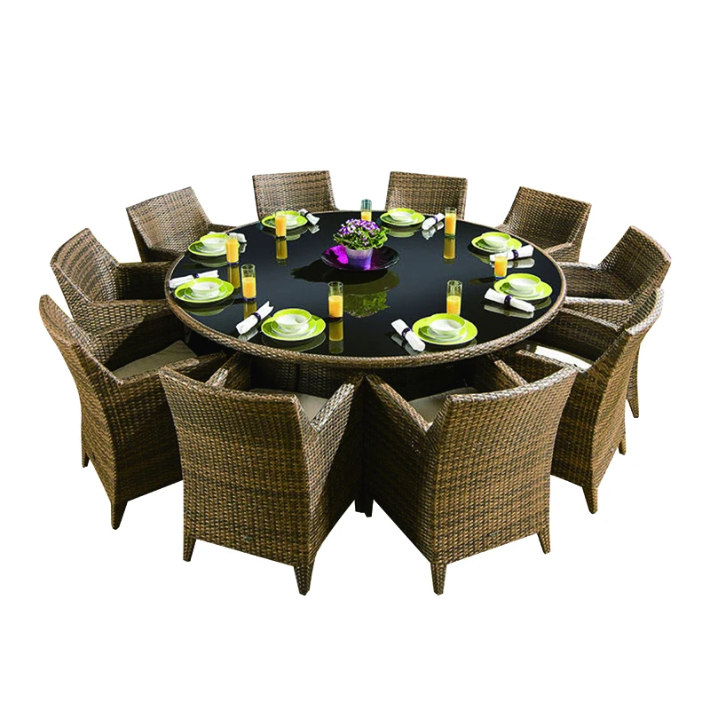 10 Seater With A Round Dining Table Outdoor Dinner Furniture Buy Rattan Garden Chairs And Tables For Wedding Modern 10 Seater Dining Table 10 Seater Dining Table Designs Product On Alibaba Com
