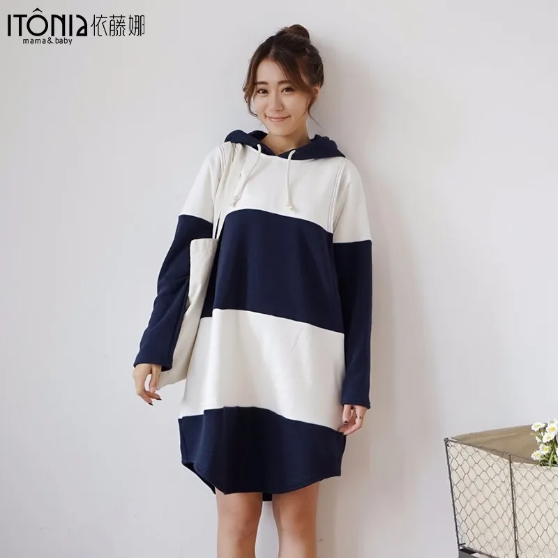 Новинка 2016, элегантная модная стильная одежда для беременных и кормящих мам