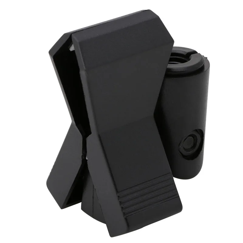 Micrófono dinámico inalámbrico tipo auricular, con patrón de captación cardioide y soporte de clip; fabricado en metal ABS y plástico, color negro.