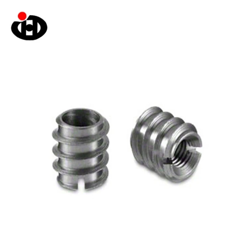 JINGHONG Steel Inserts Self Tapping Nuts Screwed Inserts M4 DIN 7965