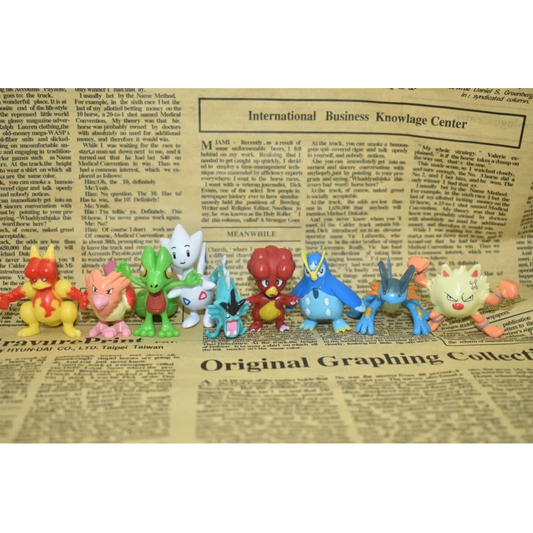 
 Мини 3d Аниме 200 шт. Покемон долговечная Коллекционная фигурка  