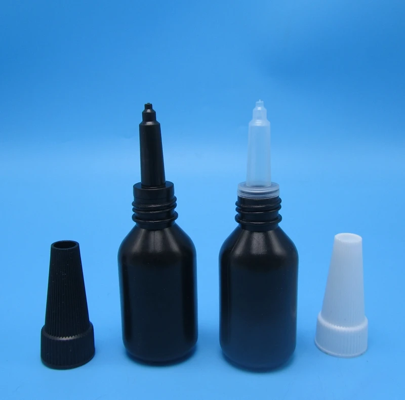 Black Empty 10ml 50ml 250ml Glue Container for Uv Adhesive