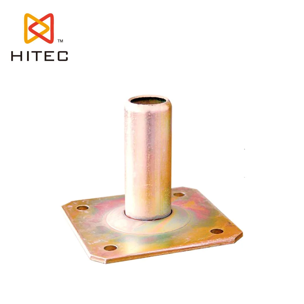 Zinc Plated Construction Hardware Scaffolding Jack Steel Base Plate For