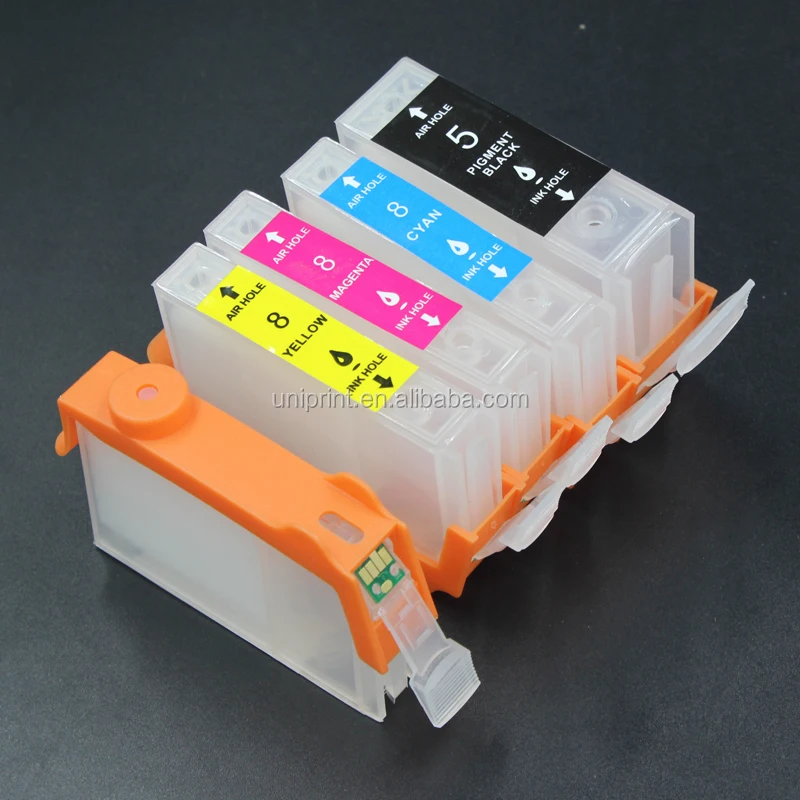 5 Warna PGI-5 CLI-8 Isi Ulang Ink Cartridge dengan Arc untuk