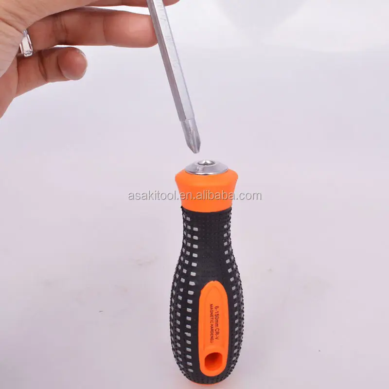 High Quality 2 in 1 Magnetic Rubber Tipped Screwdrivers