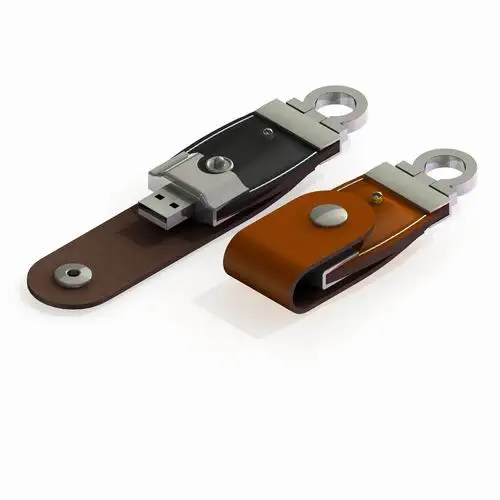 Best selling PU leather 8GB usb key custom logo pendrive 4GB 16GB 32GB 64GB memory stick usb flash drives - ANKUX.COM