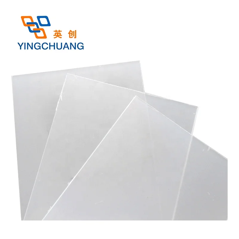 Transparent PVC Rigid Sheet Anti-static Anti-rain Plastic Board Provides Processing Molding Blister Printing supplier
