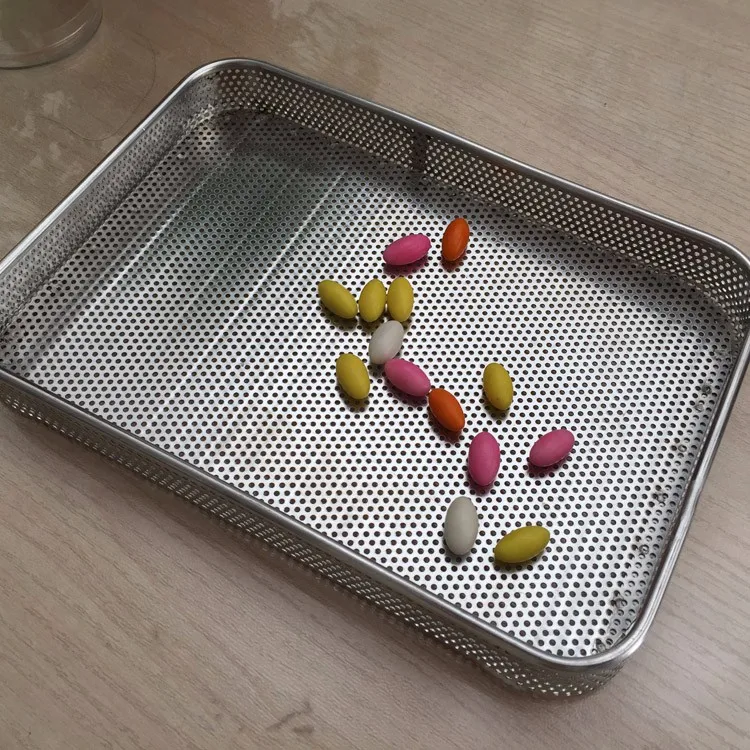 ステンレス鋼穴あきワイヤーメッシュトレイ脱水機トレイ| Alibaba.com