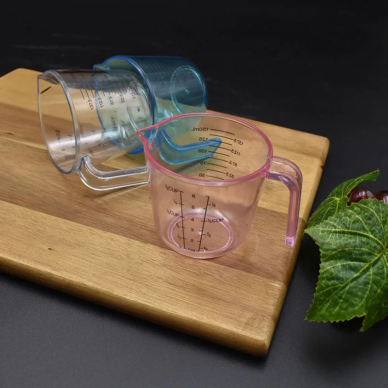 DISHAN High Accuracy Liquid Measuring Cup Set: Transparent