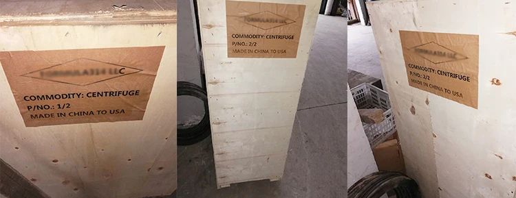 SS316L 7280rpm Concentration Latex Centrifuge Machine Two Motors