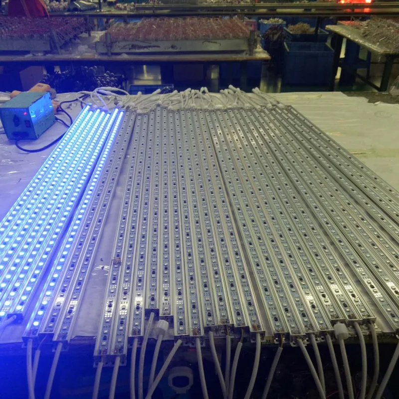 Dmx matrix Rigid RGB Led Strip bar Light IC SMD 5050 Programmable bar