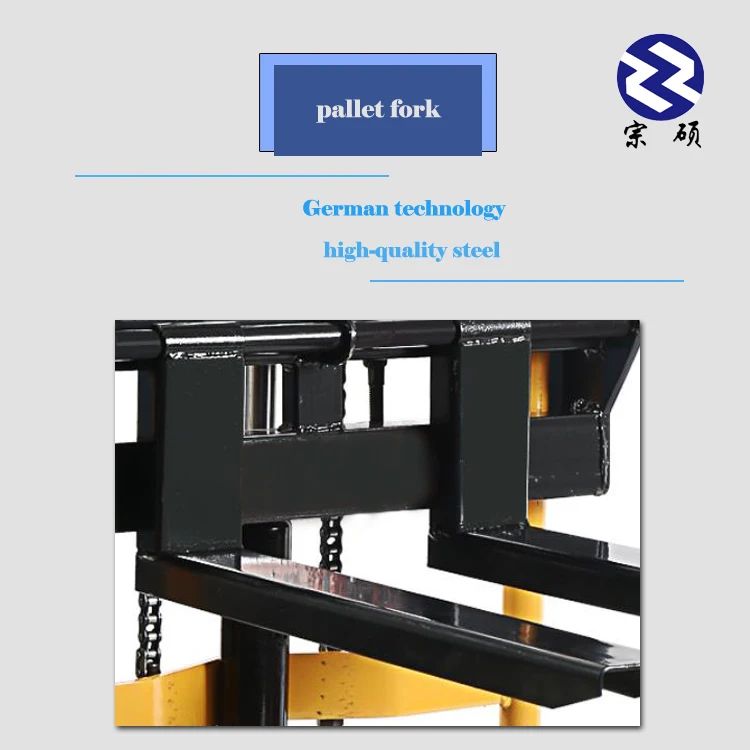 500kg Advanced Manual Forklift Hand Stacker Manual Pallet Stacker Price