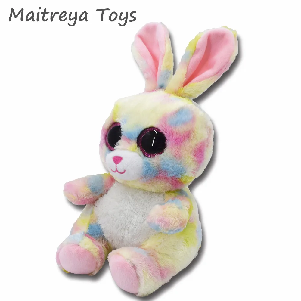 rainbow stuffed bunny