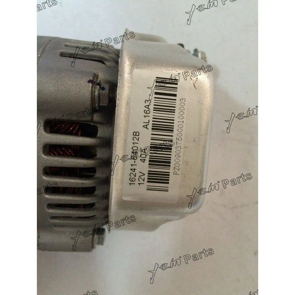 V1305 Alternator 16241-64012B for Kubota Engine 4
