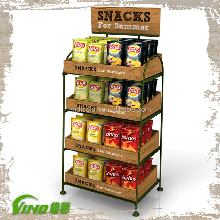 grocery bolsa rack stand