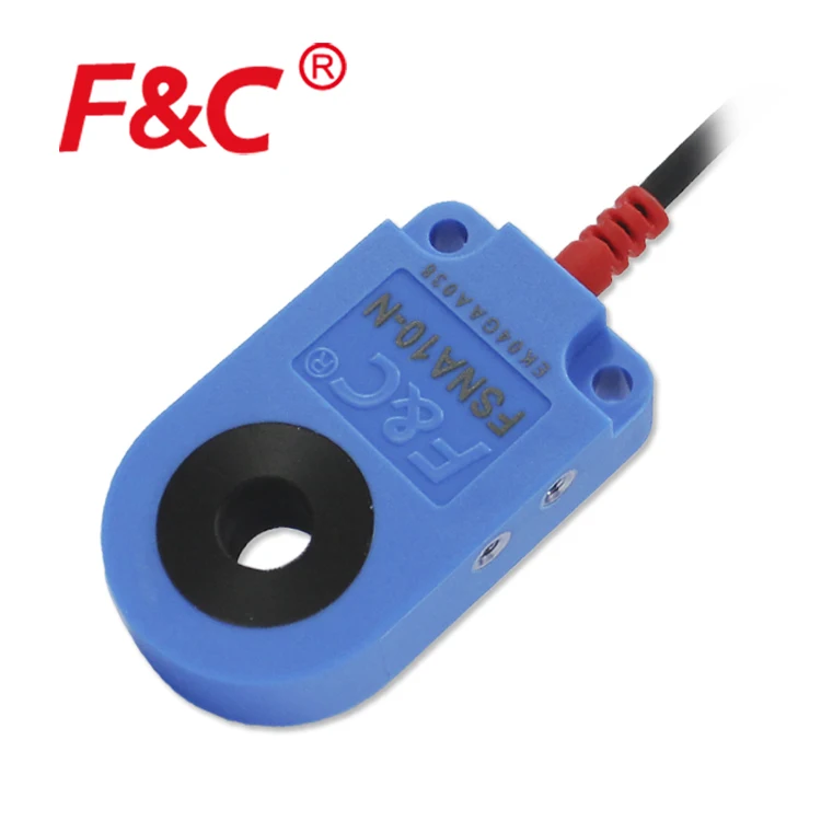 12VDC NPN 3 Wire Falling Metal Detector Sensor 21mm Ring Proximity Sensor