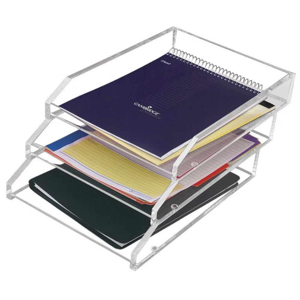 Custom Office Supplies - Stackable Desk File Organizers