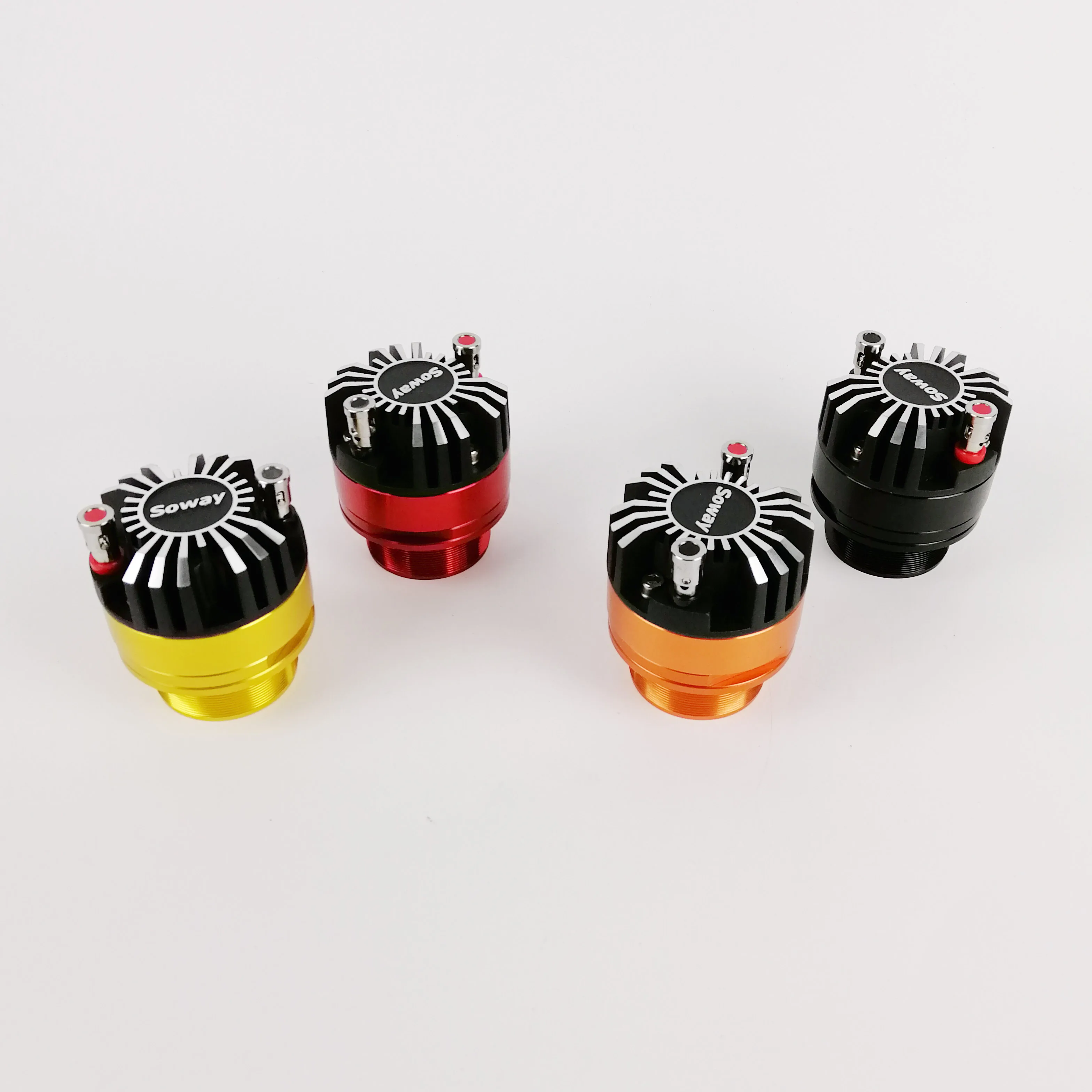 
 Цветной высокочастотный Высокочастотный динамик Soway 300 Вт TW-2526R красный алюминиевый Высокочастотный динамик  