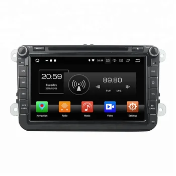 android car dvd for Magotan Caddy Jetta Seat CC Polo Golf Golf 5 Golf 6 2006-2012 with 4g ram