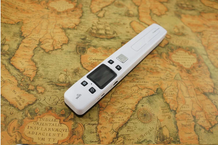 Iscan Wireless Wifi Portable Digital Scanner 1050DPI Handyscan Document Photo Books Scanner A4 Paper Usb Black and White Stock