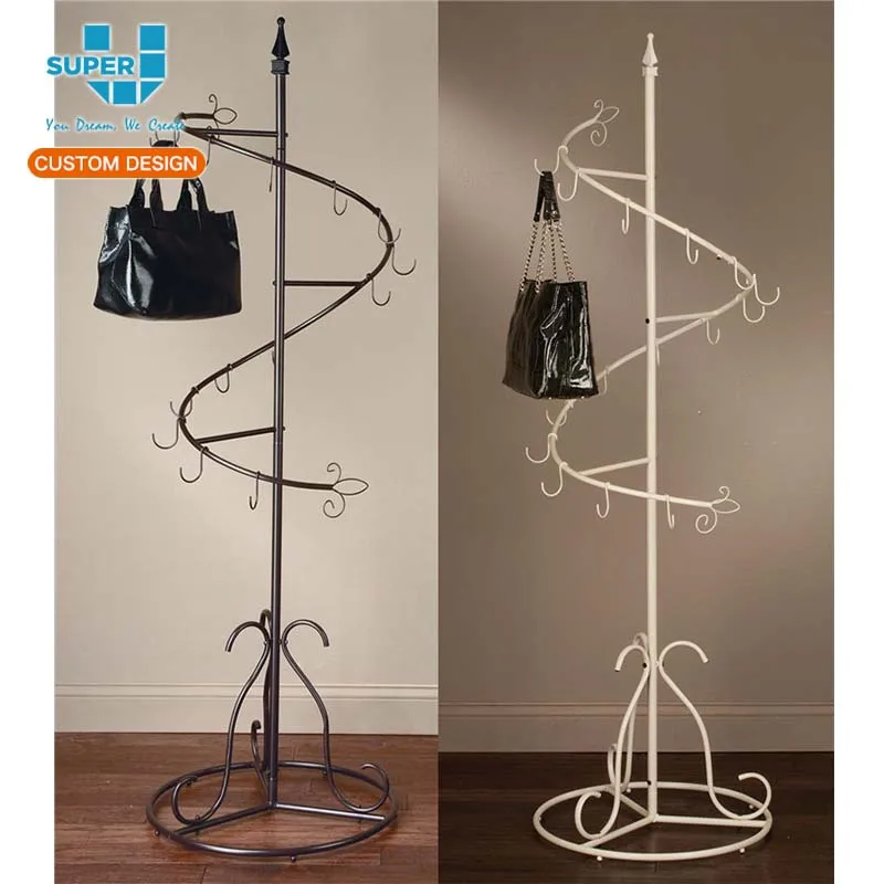 2PCS Handbag Display Rack Hanger Bag Store Metal Adjustable Purse Stand  Holder | eBay