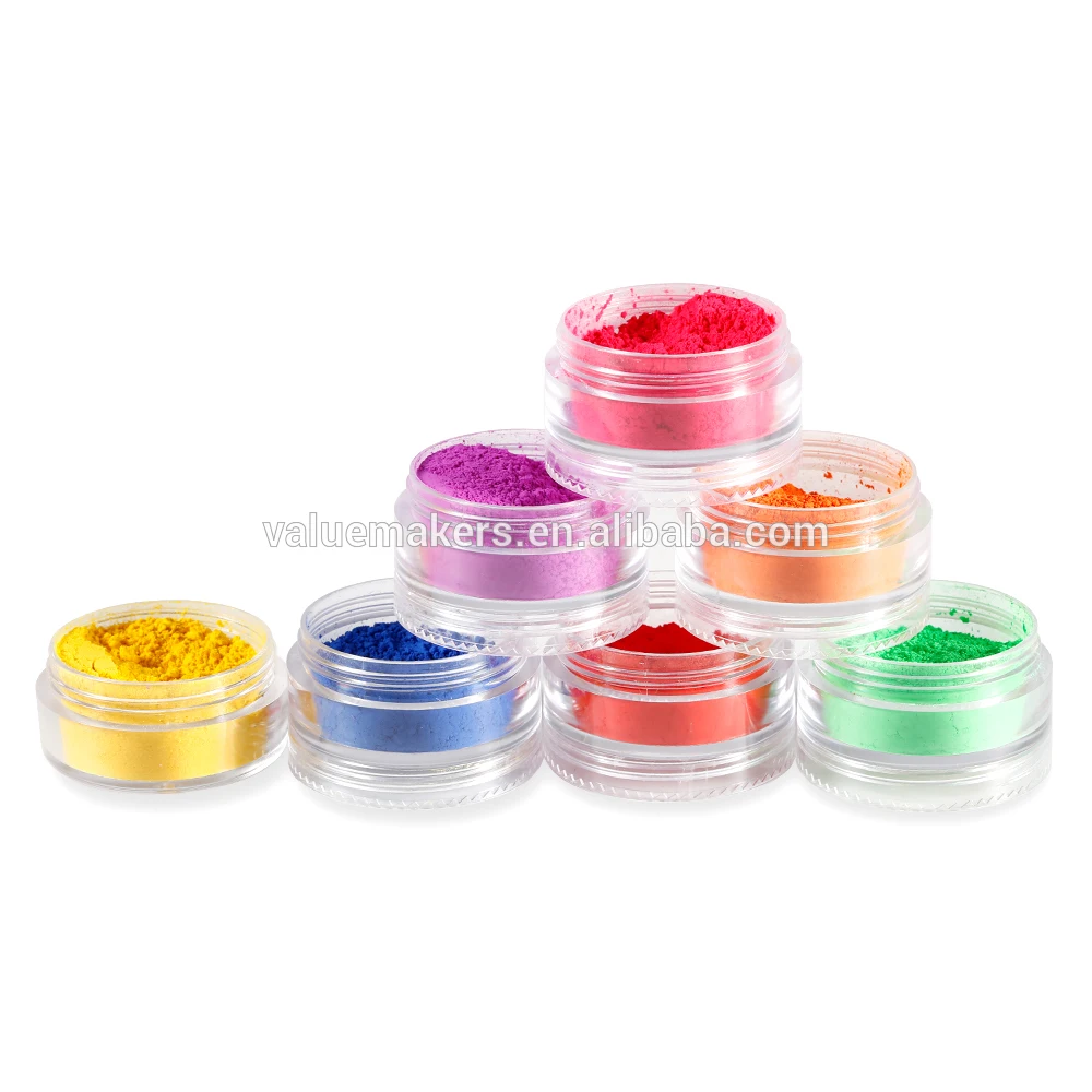 Новые блестящие неоновые яркие тени для век пигменты рассыпчатая