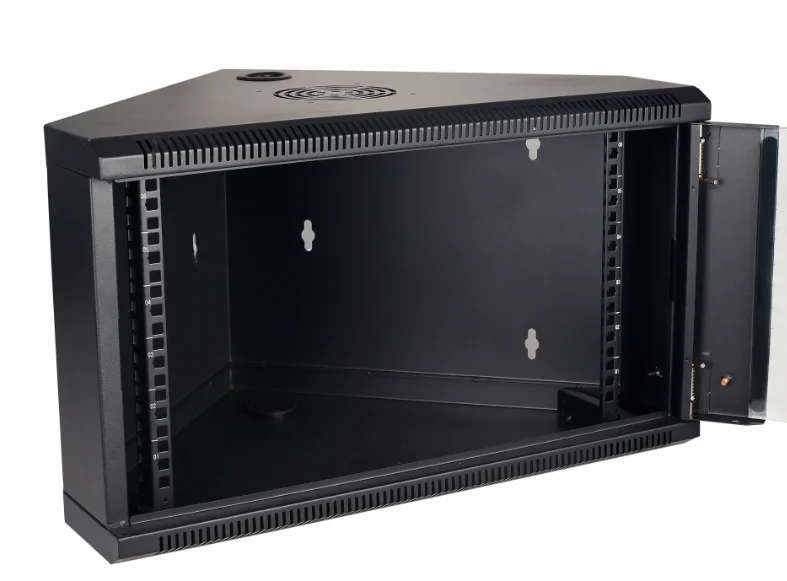 Настенный треугольный шкаф 9U глубина 430 мм 19