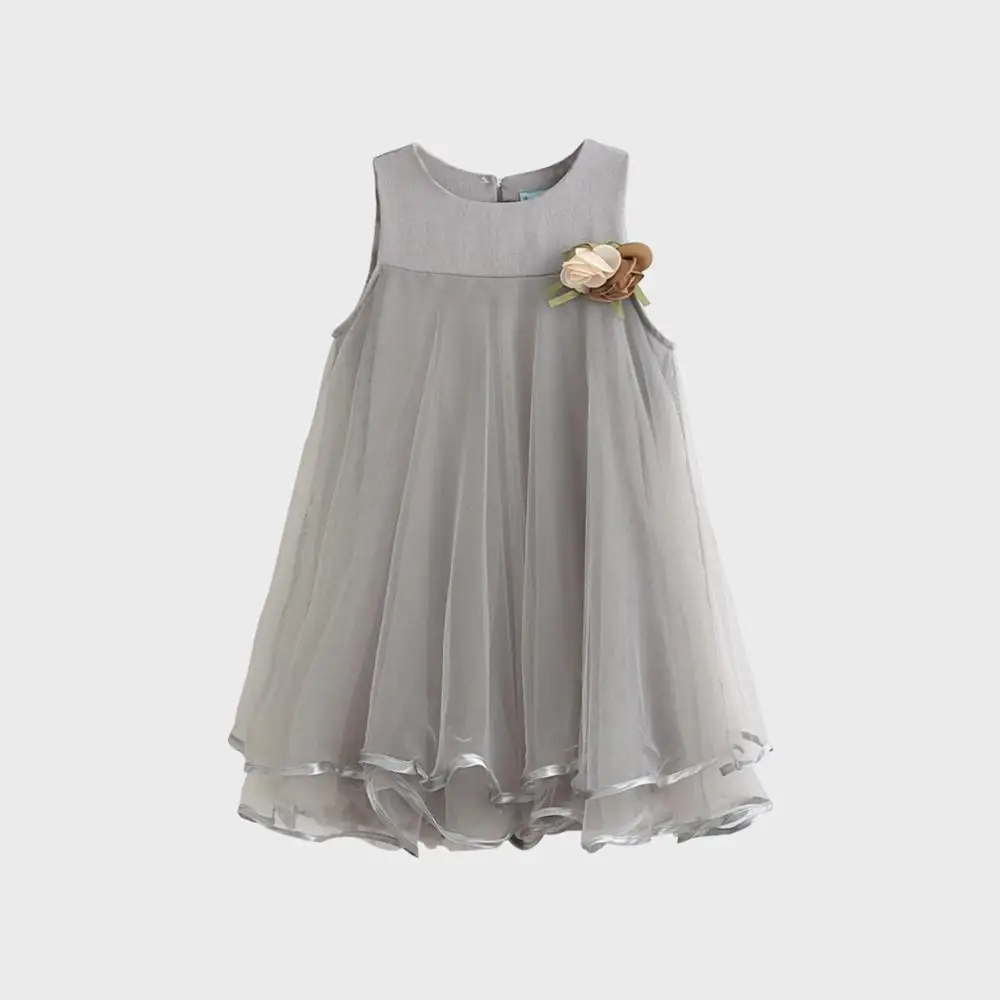 2017 New Model 2-7 Year Old Baby Girl Party Dress Children Frocks Designs
