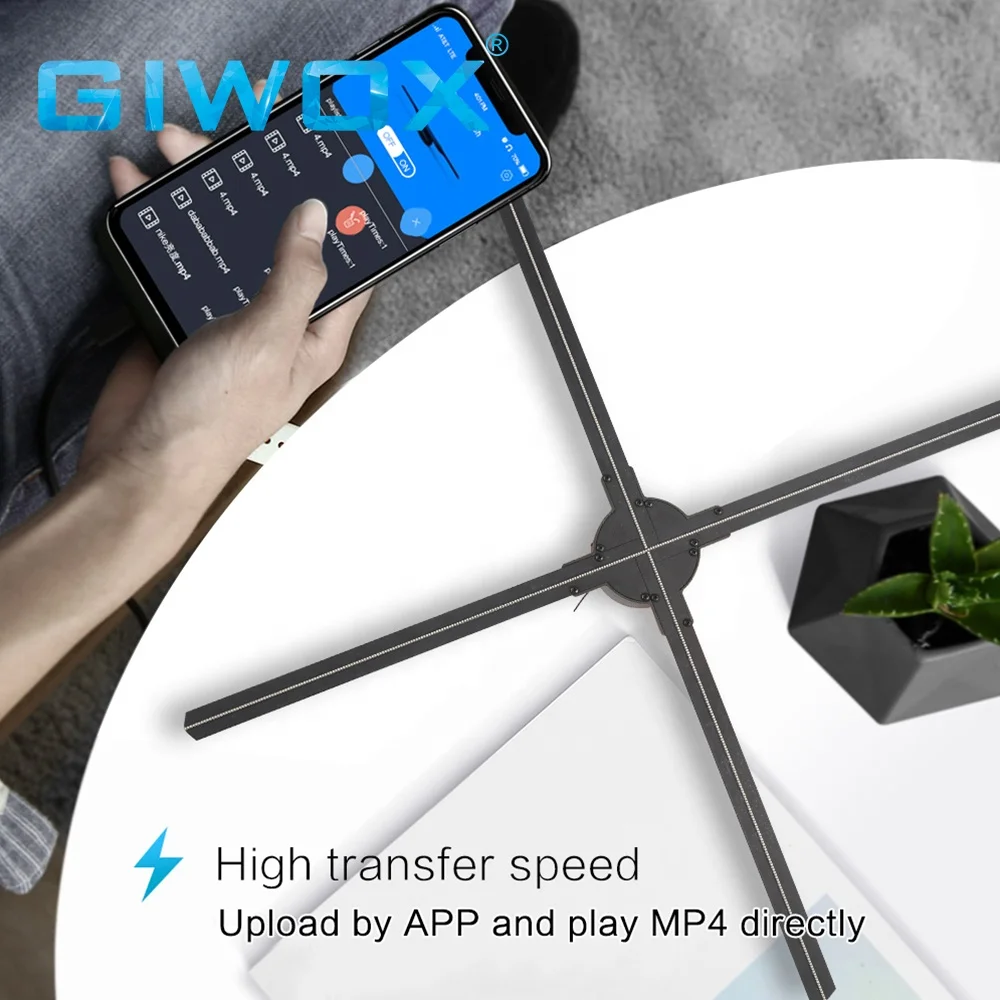 СВЕТОДИОДНЫЙ 3d проектор Giwox Holo one для помещений и улицы